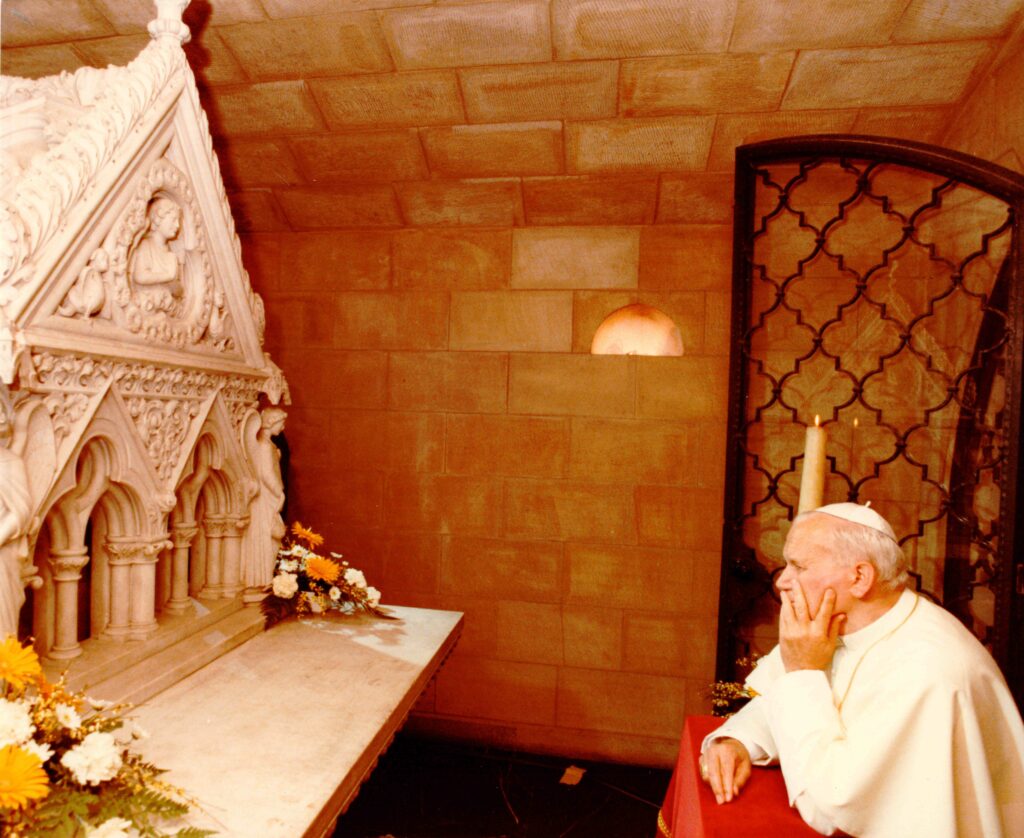 Papst Jean Paul II Echternach 1985